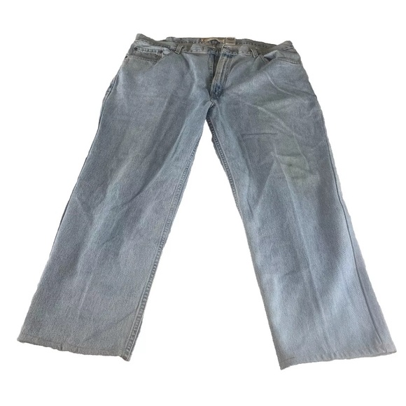 Vintage Levi's 550 Men's Relaxed Fit Jeans -‎ Tapered Light Wash Blue 40W X 26L - Picture 1 of 15